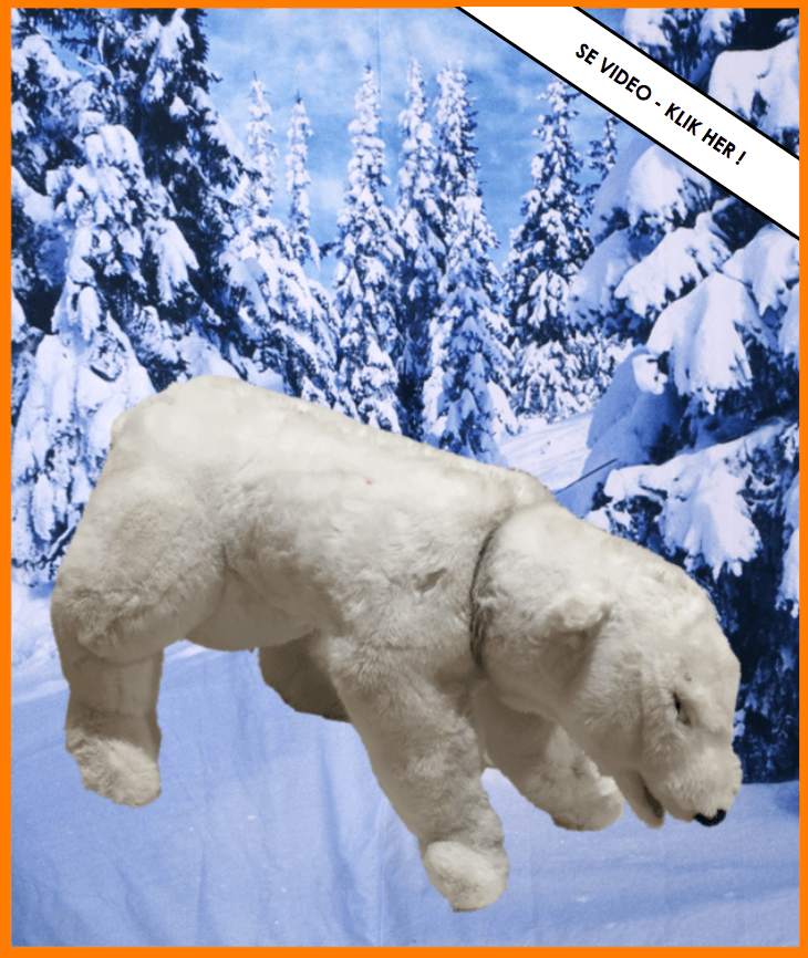 # 025

Mekanisk Isbjørn "kravler"
Størrelse: 100 x 70 cm.